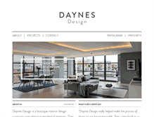 Tablet Screenshot of daynesdesign.com